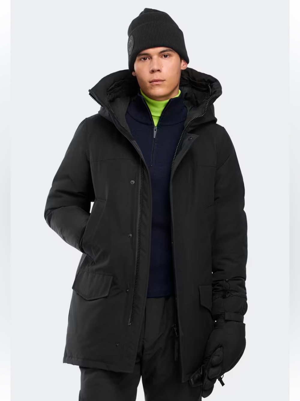 Canada Goose Langford Parka Black Disk - Picture 5 of 9